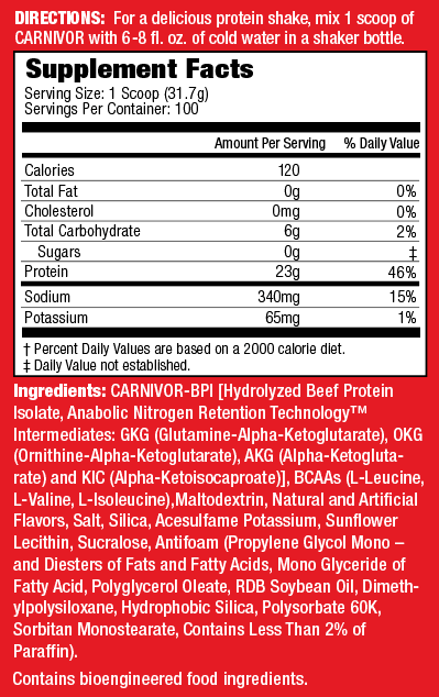 Beef protein isolate Red Rex